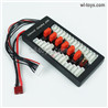 HG P410 Parts ParaBoard,Parallel charging Board with T Plug,Upgrade 1-to-6 Conversion board.WE0021 for 1/10 HengGuan P410 Raptor Pickup RC Car Vehicles Model.